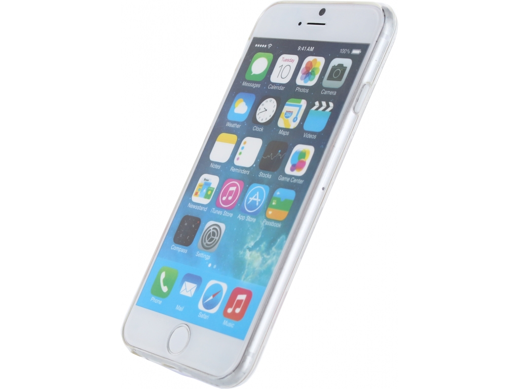 Xccess TPU/PC Case Apple iPhone 6/6S Transparent/Floral Pink