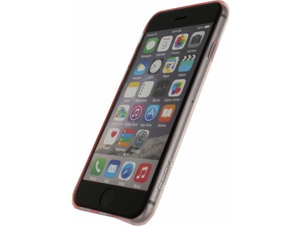 Rock Fla TPU Case Apple iPhone 6/6S Transparent Pink