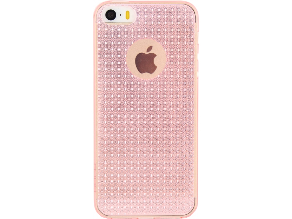 Rock Fla TPU Case Apple iPhone 5/5S/SE Transparent Pink