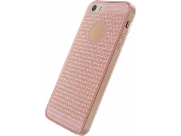 Rock Fla TPU Case Apple iPhone 5/5S/SE Transparent Pink
