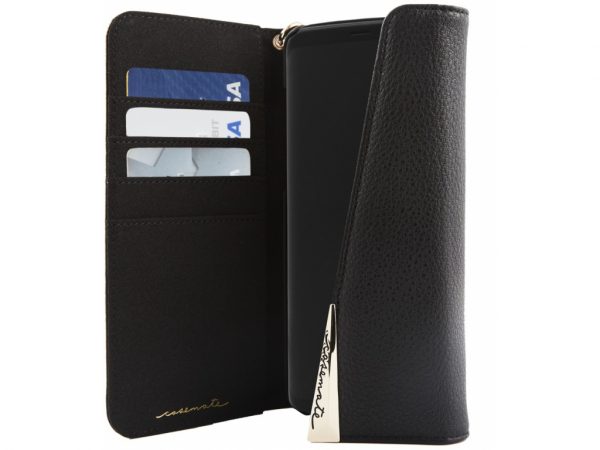 CM035530 Case-Mate Wristlet Folio Case Samsung Galaxy S8+ Black