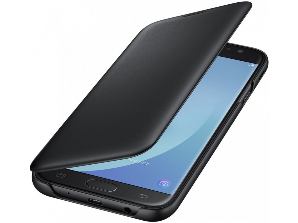 EF-WJ730CBEGWW Samsung Flip Wallet Galaxy J7 2017 Black