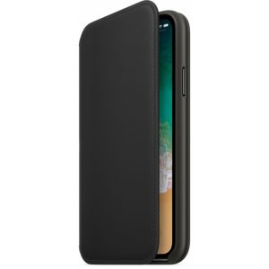 MQRV2ZM/A Apple Leather Folio Case iPhone X Black