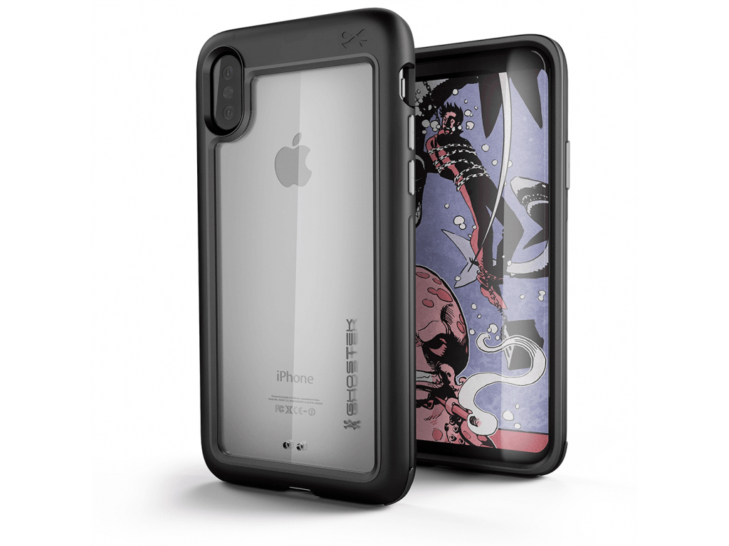 Ghostek Atomic Slim Rugged Heavy Duty Case Apple iPhone X Black