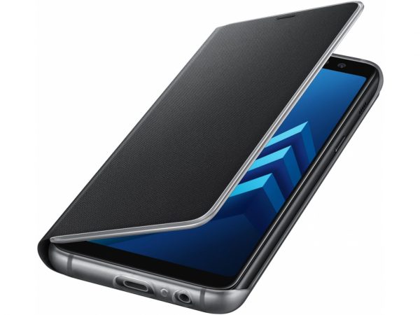 EF-FA530PBEGWW Samsung Neon Flip Cover Galaxy A8 2018 Black