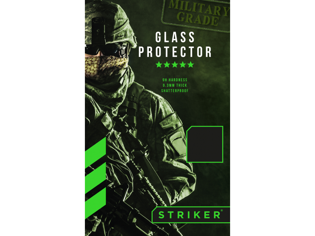 Striker Full Glue Ballistic Glass Screen Protector for Samsung Galaxy Note9 Black