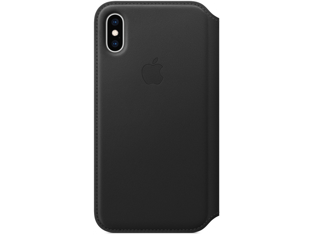 MRWW2ZM/A Apple Leather Folio Case iPhone Xs Black
