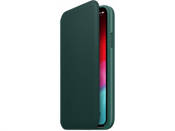 MRWY2ZM/A Apple Leather Folio Case iPhone Xs Forest Green