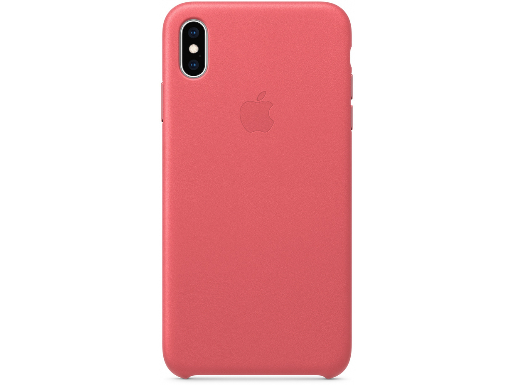 MTEX2ZM/A Apple Leather Case iPhone Xs Max Peony Pink