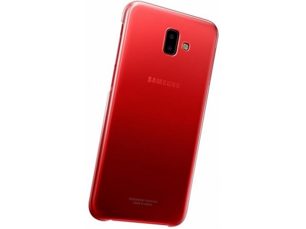 EF-AJ610CREGWW Samsung Gradation Cover Galaxy J6+ Red