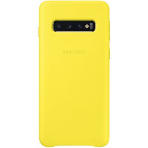 EF-VG973LYEGWW Samsung Leather Cover Galaxy S10 Yellow