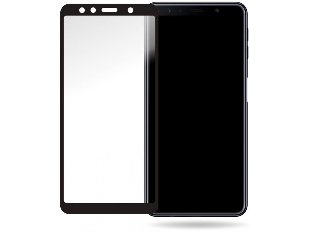 Mobilize Glass Screen Protector - Black Frame - Samsung Galaxy A7 2018