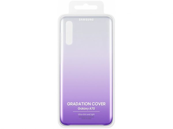 EF-AA705CVEGWW Samsung Gradation Cover Galaxy A70 Violet
