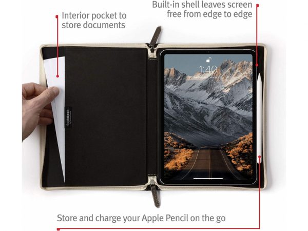 Twelve South BookBook Apple iPad Air Pro 12.9 2018 Vintage Brown