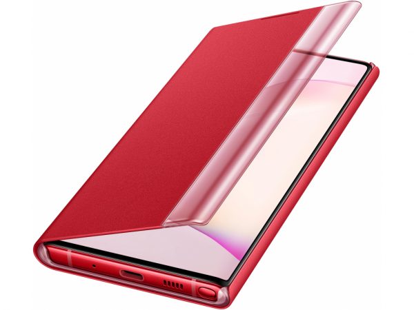 EF-ZN970CREGWW Samsung Clear View Cover Galaxy Note10 Red