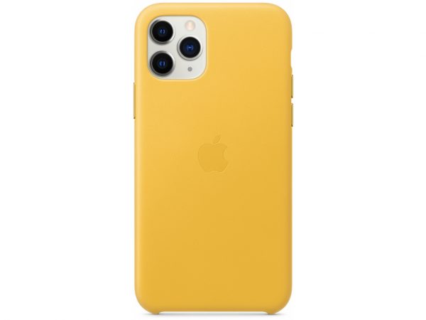 MWYA2ZM/A Apple Leather Case iPhone 11 Pro Meyer Lemon