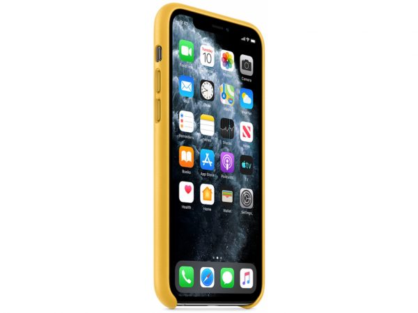 MWYA2ZM/A Apple Leather Case iPhone 11 Pro Meyer Lemon