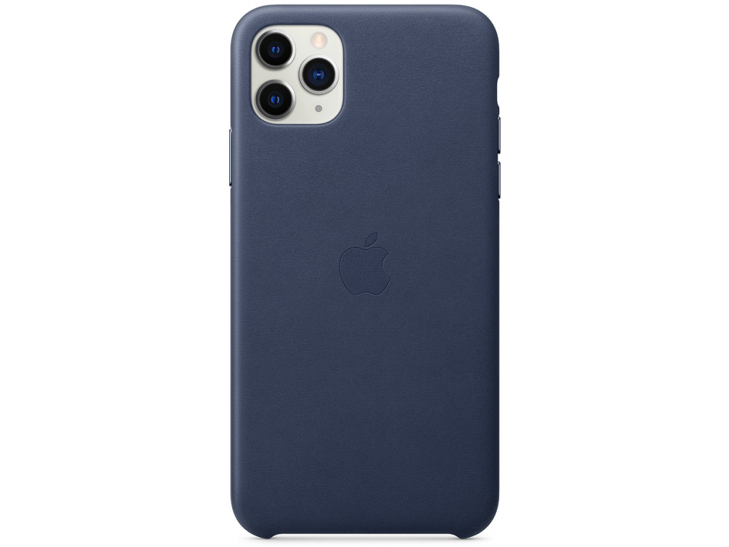 MX0G2ZM/A Apple Leather Case iPhone 11 Pro Max Midnight Blue