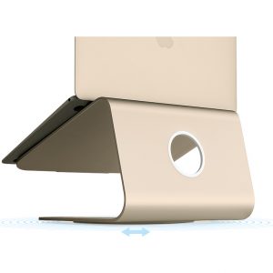 Rain Design mStand 360 Laptop Stand + Swivel Base Gold