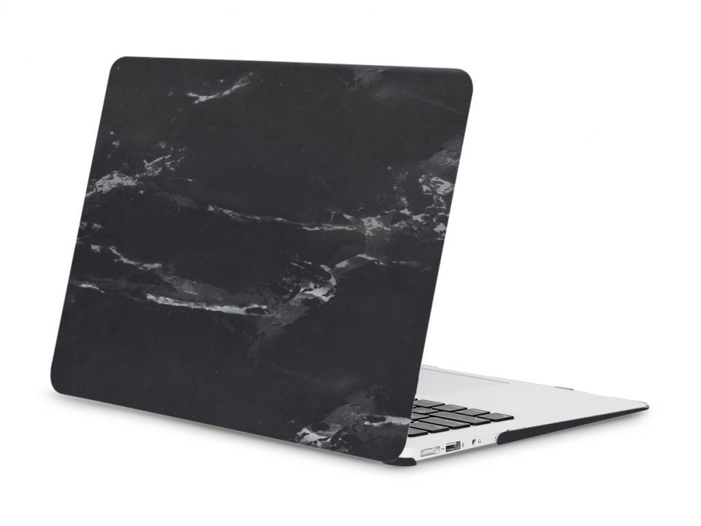 Xccess Protection Cover for Macbook Pro 13inch A1278 (2008-2013) Black Marble