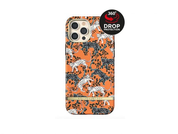 Richmond & Finch Freedom Series One-Piece Apple iPhone 12/12 Pro Orange Leopard