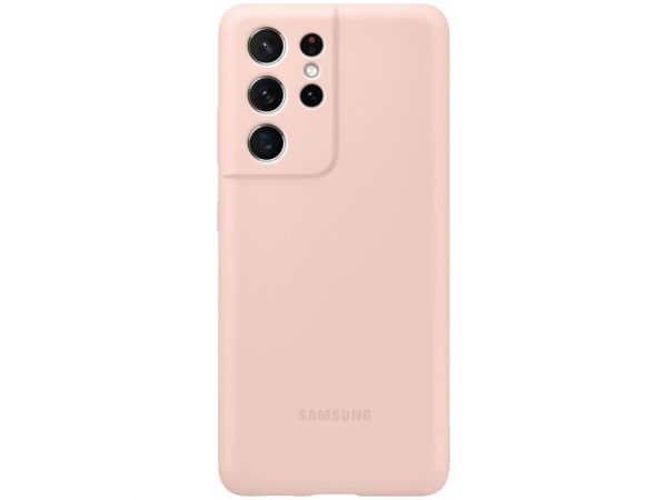 EF-PG998TPEGWW Samsung Silicone Cover Galaxy S21 Ultra Pink