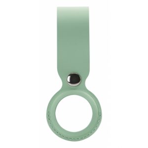 Xccess PU Leather Airtag Loop Light Green