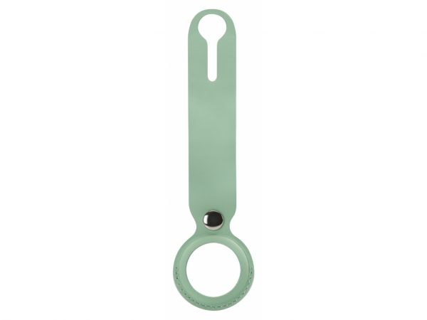 Xccess PU Leather Airtag Loop Light Green