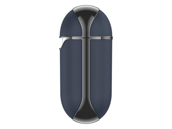 Valenta Leather Snap Case Apple Airpods Gen 1/2 Blue
