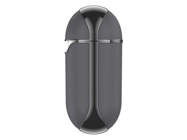Valenta Leather Snap Case Apple Airpods Gen 1/2 Grey