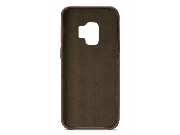 Senza Desire Leather Cover with Card Slot Samsung Galaxy S9 Burned Olive