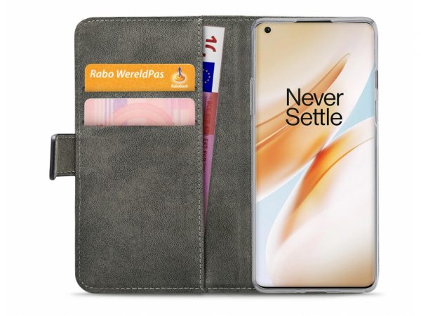 Mobilize Classic Gelly Wallet Book Case OnePlus 8 Black