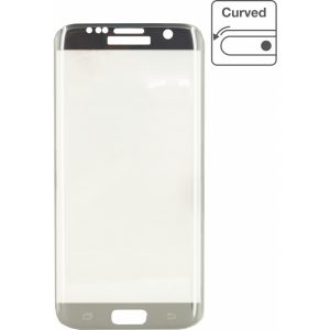 Mobilize Edge-To-Edge Glass Screen Protector Samsung Galaxy S7 Edge Silver