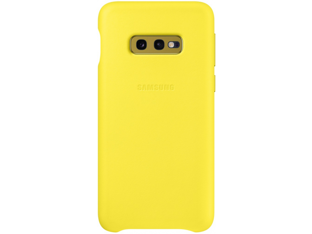 EF-VG970LYEGWW Samsung Leather Cover Galaxy S10e Yellow