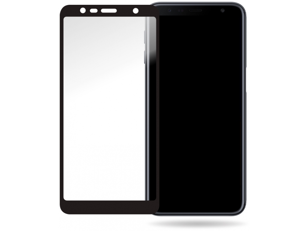 Mobilize Glass Screen Protector - Black Frame - Samsung Galaxy J6+