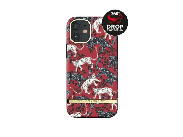 Richmond & Finch Freedom Series One-Piece Apple iPhone 12/12 Pro Samba Red Leopard