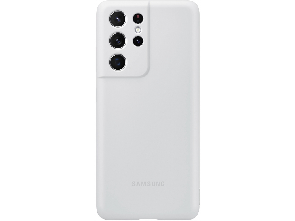 EF-PG998TJEGWW Samsung Silicone Cover Galaxy S21 Ultra Light Grey