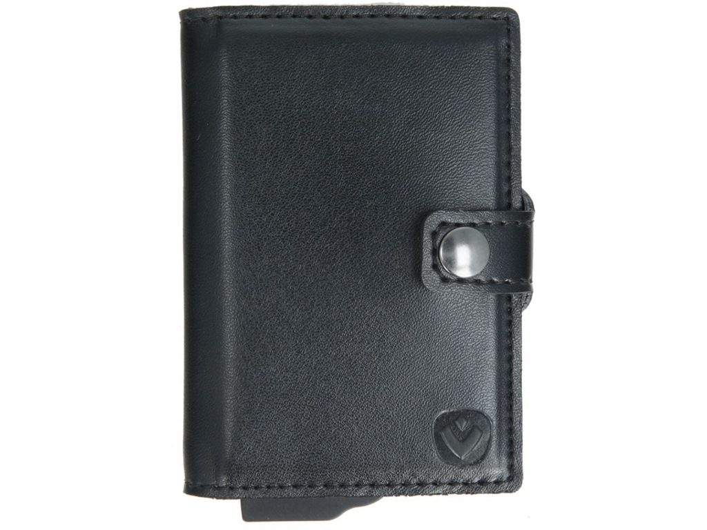 Valenta Wallet Card Case Plus Black/Silver