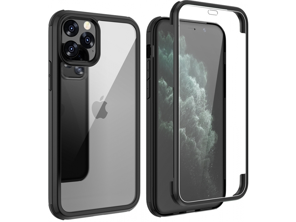 Valenta Tempered Glass Full Cover Bumper Case Apple iPhone 11 Black