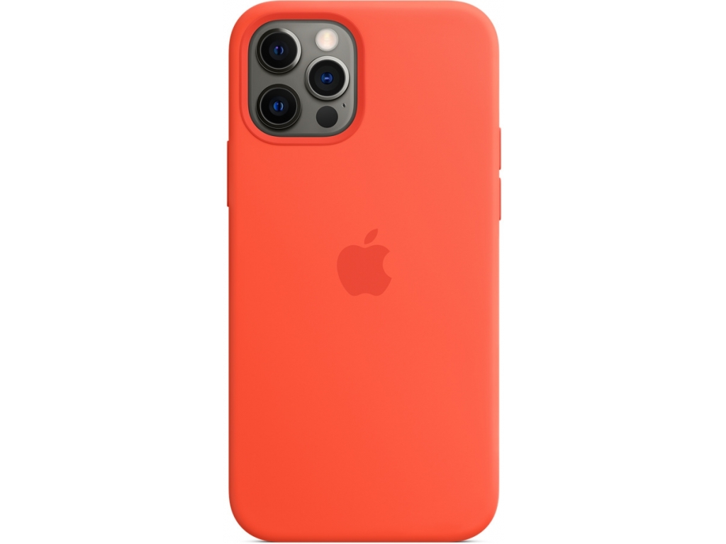 MKTR3ZM/A Apple Silicone Case with MagSafe iPhone 12/12 Pro Electric Orange