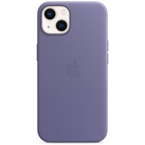 MM163ZM/A Apple Leather Case with MagSafe iPhone 13 Wisteria