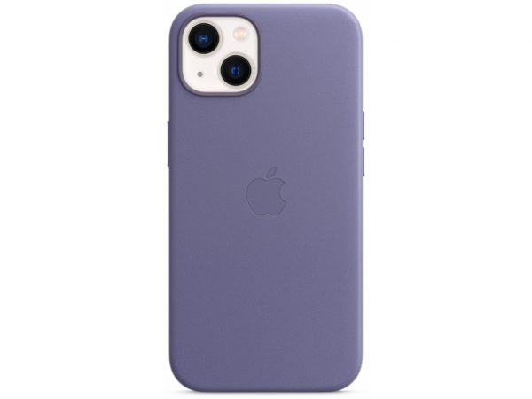 MM163ZM/A Apple Leather Case with MagSafe iPhone 13 Wisteria