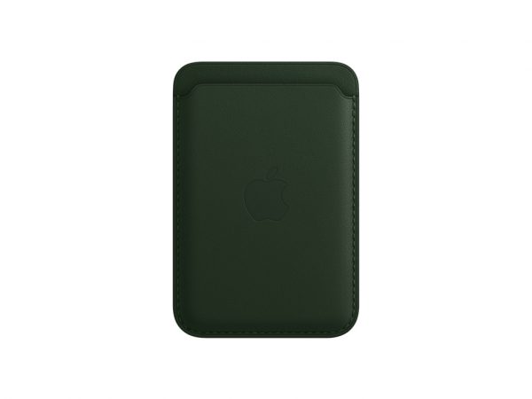 MM0X3ZM/A Apple Leather Wallet with MagSafe Sequoia Green