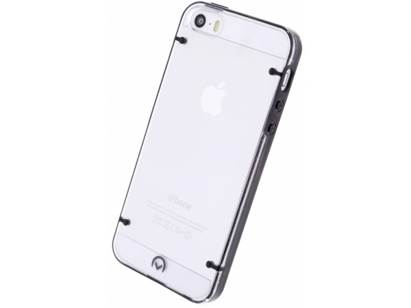 Mobilize Hybrid Case Transparent Apple iPhone 5/5S/SE Black