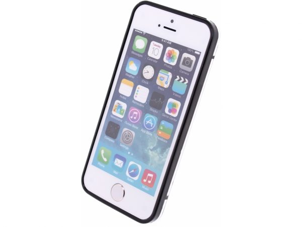 Mobilize Hybrid Case Transparent Apple iPhone 5/5S/SE Black