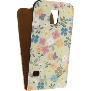 Mobilize Ultra Slim Flip Case Samsung Galaxy S5/S5 Plus/S5 Neo Flowers