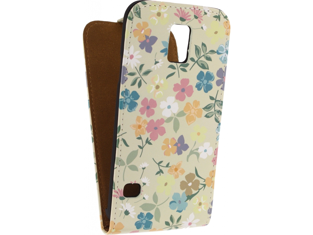 Mobilize Ultra Slim Flip Case Samsung Galaxy S5/S5 Plus/S5 Neo Flowers