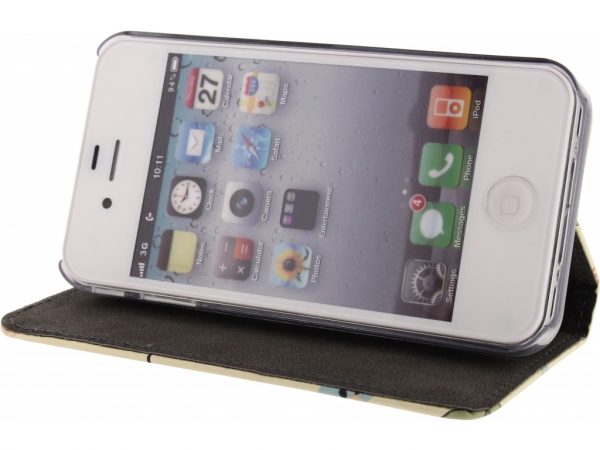 Mobilize Premium Magnet Book Case Apple iPhone 4/4S I Love You