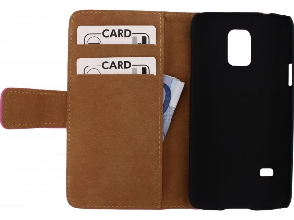 Mobilize Slim Wallet Book Case Samsung Galaxy S5 Mini Fuchsia