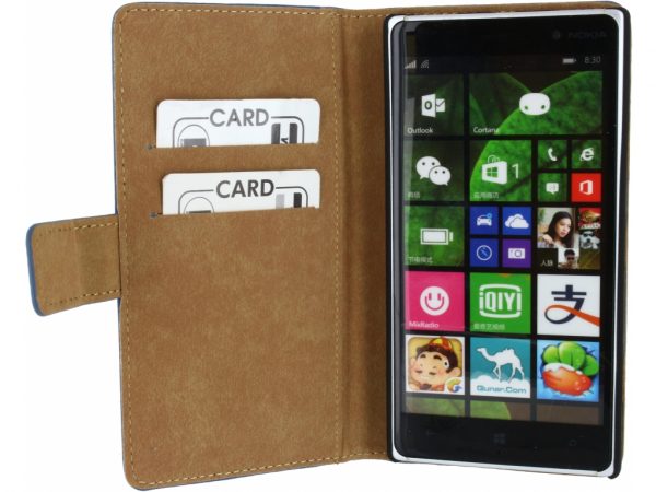 Mobilize Slim Wallet Book Case Nokia Lumia 830 Dark Blue